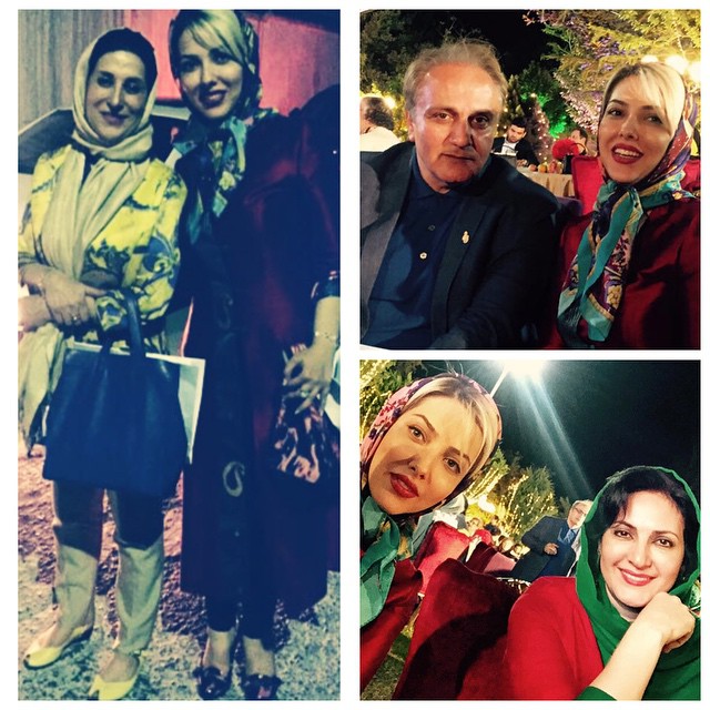 عکس / لیلا اوتادی با هنرمندان مشهور در جشن حافظ !
