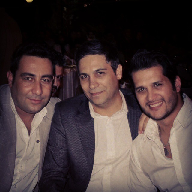 شهرام اسدزاده در کنار سیاوش خیرابی / عکس