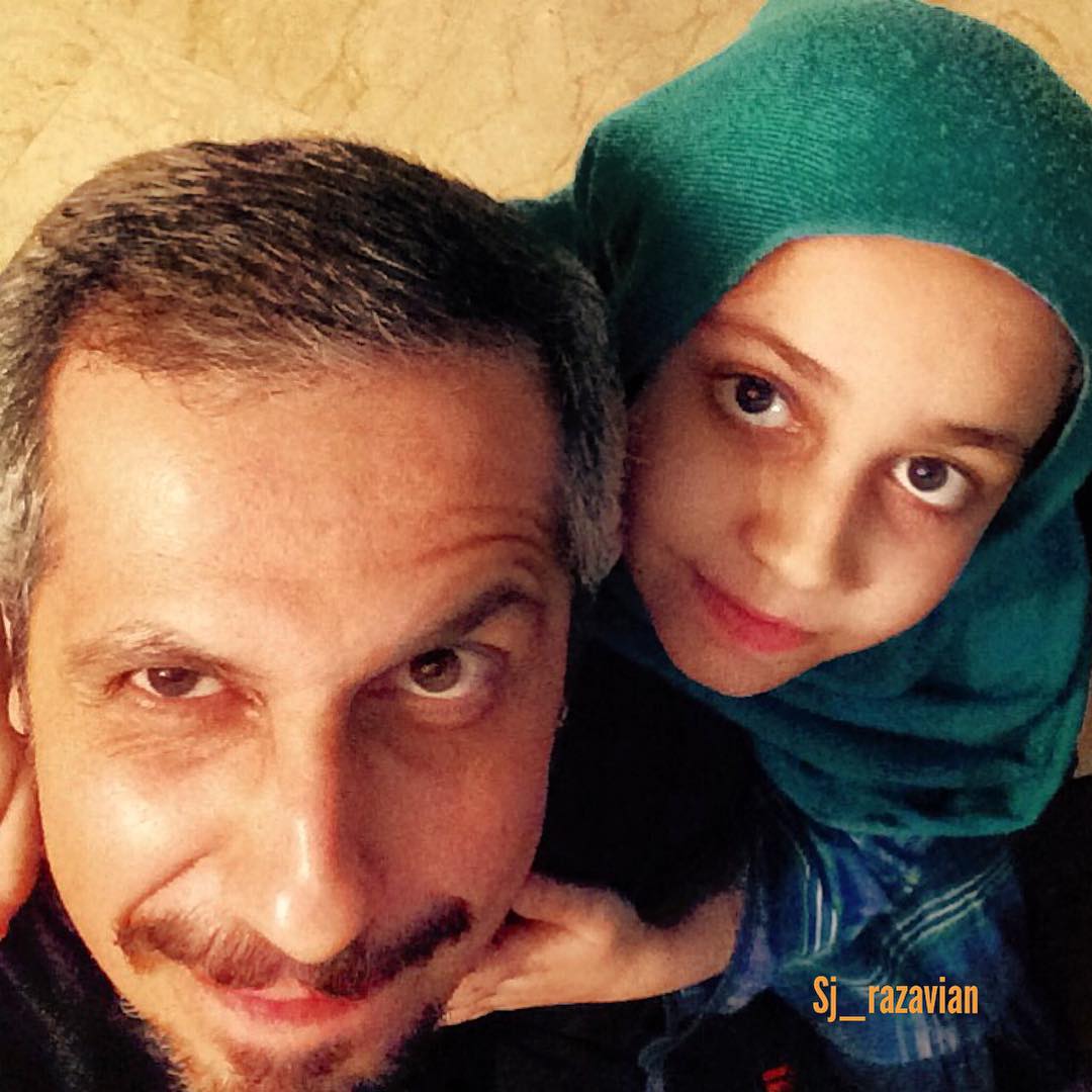 عکس / سلفی جواد رضویان و دخترش
