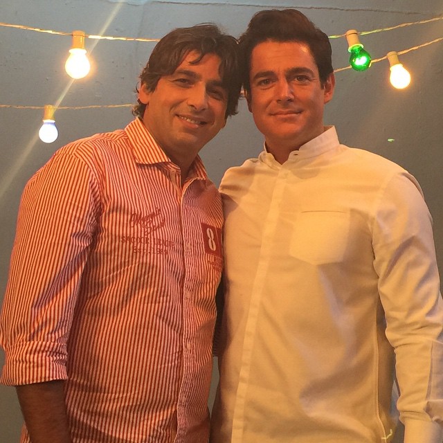 عکس / حمید گودرزی در کنار محمدرضا گلزار