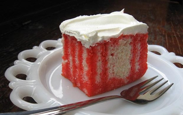 کیک ژله ای jello-cake