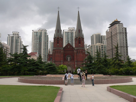 فهرست جاذبه‌های گردشگری در شانگهای,جاذبه‌های گردشگری شانگهای,کلیسای جامع Xujiahui