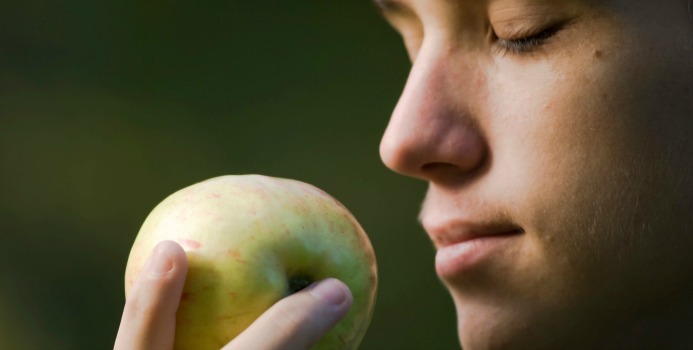 بوکردن سیب Smell-apple